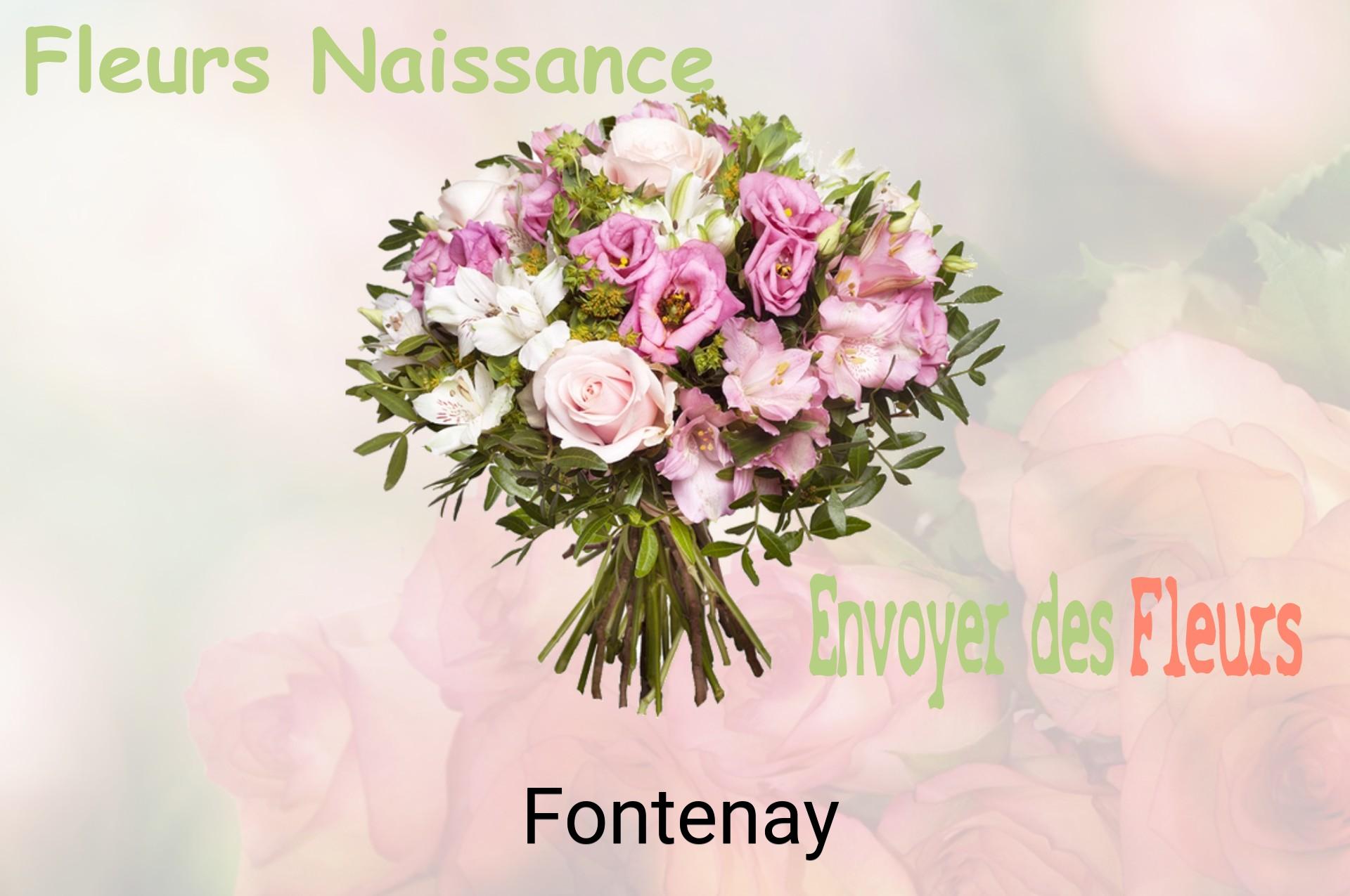 Bouquet de fleurs de naissance livré à Fontenay